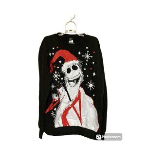 Disney Nightmare Before Christmas Jack Skellington Christmas Sweatshirt Small